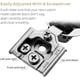 thumbnail image 5 of Ravinte 10 Pack 5 Pairs 3/4 inch Overlay Soft Close Hinges for Kitchen Cabinet Hinges Satin Nickel Hidden Hinges Stainless Steel Concealed Hinge self Closing, 5 of 5