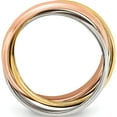 thumbnail image 4 of 14K Tri-Color Polished Rolling Ring (Size 8) Made In United States rr3-8, 4 of 5