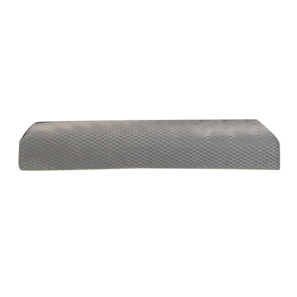 SIYTUAU Housse de Sofa Lavable Antidérapante en Peluche pour Sofa Trois Places Protecteur Épais et Doux en Tissu Floqué Gris