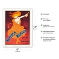 thumbnail image 2 of Nuyen’s Crème de Menthe Rose - Vintage French Advertising Poster by Leonetto Cappiello c.1929 - Master Art Print (Unframed) 9in x 12in, 2 of 4