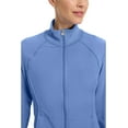 thumbnail image 3 of Infinity Cherokee Zip Front Scrub Jackets for Women, 4-Way Stretch Fabric, 2391A, 3 of 9