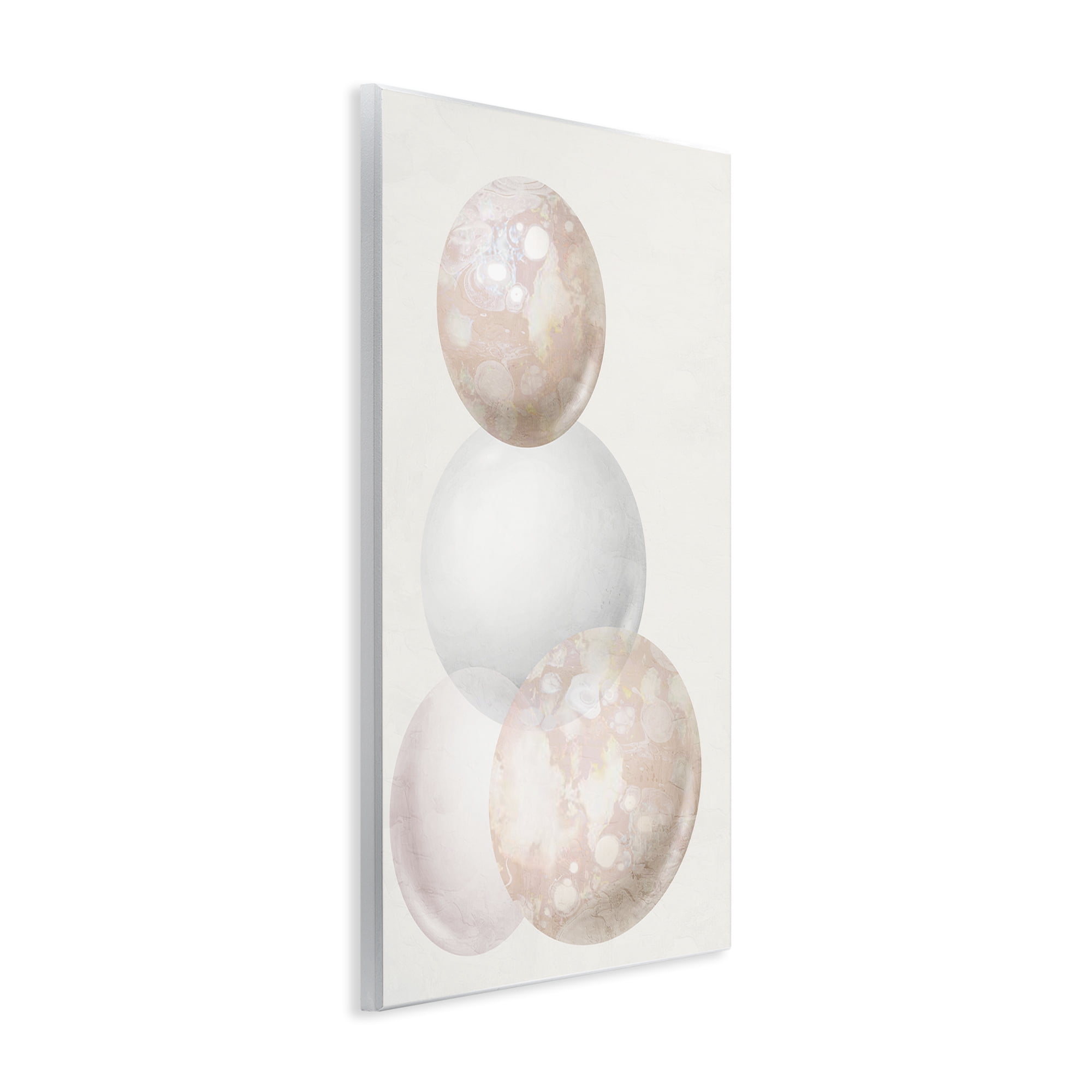 Stupell Industries Subtle Orbs Shapes Abstract Painting Unframed Art Print Wall Art, 13 x 19
