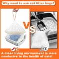 thumbnail image 6 of 160 Pack  Litter Bags,Compatible with Litter Box Robot 3 & 4,Heavy Duty Automatic  Litter Box Liners,10-12 Gallons, 6 of 6