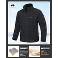 thumbnail image 4 of Pioneer Camp Fleece Jacket Men Full Zip Polar Lightweight Windproof Casual Soft Warm Outwear Outdoor Coat with Chest Pocket, 4 of 7
