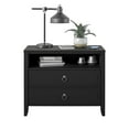 thumbnail image 4 of Her Majesty 2 Drawer Nightstand, Black, 4 of 15