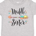 thumbnail image 4 of Inktastic Middle Sister- Dots and Arrow Girls Toddler T-Shirt, 4 of 5