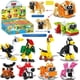 thumbnail image 2 of Bloques de construcción Educativo infantil Ensamblaje de partículas pequeñas Aprendizaje temprano Ensamblaje de juguetes de plástico Regalos Compatible con Lego, 2 of 5