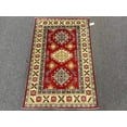 thumbnail image 4 of Kazak Red 3X5 Handmade Wool Rug # 12565, 4 of 8
