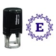 thumbnail image 1 of Printtoo Alphabet E Monogram Octagon Celtic Swirl Frame Self Inking Rubber Stamp Office Stationary, 1 of 7