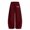 #02 Red, variant on TGPMGRZ Girls Sweatpants Baggy Wide Leg Sweat Pants Open Bottom Barrel Pants for Back to School #01 Black 6-7 Years