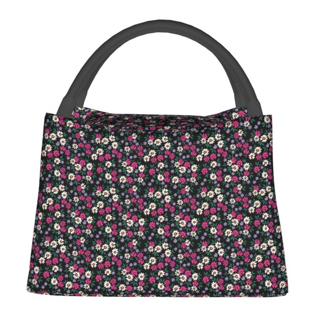 Disketp Daisies Flowers Bolsa Térmica Estampada, Bolsa Térmica Aislante para Almuerzo, Playa y Campamento