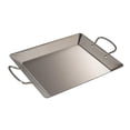 thumbnail image 2 of GROWTH TANK Stainless Steel Seafood Plate Portable Rectangular Grilling Pan Platter for argent small, 2 of 9