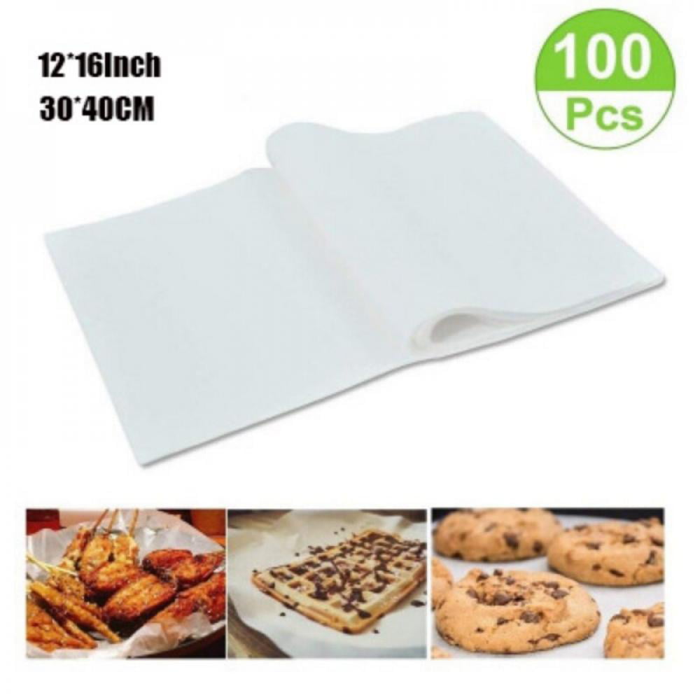 100X Parchment Nonstick Wax Paper Baking Liners Sheets for Air Fryer Pan 1 ITJ 