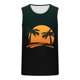 thumbnail image 3 of Camiseta sin mangas de cuello redondo para hombre, moda informal de verano, chaleco holgado, estampado deportivo, camiseta sin mangas de cuello redondo, blusa de poliéster para hombre, 3 of 3