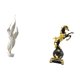 thumbnail image 5 of Figura decorativa,Escultura de plumas para escritorio,oficina,decoración del hogar,Figura decorativa de escritorio para decoración de mesa del hogar,Figura de escritorio,Estante con estatua, 5 of 8