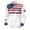 White-3, variant on Kcolen 250Th Anniversary Usa Shirt for men American Patriotic Flag Button Down Blouse Men's American 250th Anniversary Tops Casual Fashion Streetwear Shirt