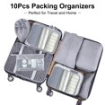 thumbnail image 2 of Juego de 10 bolsas organizadoras de equipaje Packing Cubes YEEYAA para toda la familia, 2 of 7
