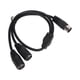 thumbnail image 1 of Cable DIN Macho De 5 Pines A 2 DIN Hembra De 5 Pines, Plug And Play Cable Divisor DIN De 5 Pines Resistente A Los Arañazos De 1,6 Pies Núcleo De Cobre Puro Suave De Alta, 1 of 7