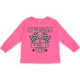 thumbnail image 3 of Inktastic Girls Love Racing Rally Flags Girls Long Sleeve Toddler T-Shirt, 3 of 5