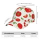 thumbnail image 2 of Balery Fresh Red Tomato Gorra de béisbol de tamaño ajustable para correr, entrenar y actividades al aire libre. Gorra de papá para todas las estaciones., 2 of 6