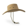 thumbnail image 6 of Cowboy Hat, Sun Hat Faux Felt Leather Suede Travel Cap Western Hat Outdoor Sun Protect Beige, 6 of 7