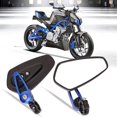 thumbnail image 3 of Espejo retrovisor de motocicleta azul CNC para Honda GROM MXS125, 3 of 6