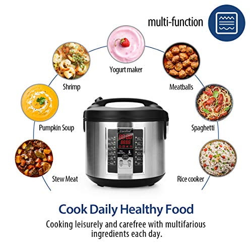 COMFEE MB M25 rice cooker 5.2Qt Black01 Walmart