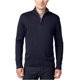 thumbnail image 1 of Tricots St Raphael Mens Quarter Zip Mock Turtleneck Knit Sweater, azul, grande Tricots St Raphael Tejer, 1 of 1