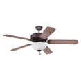 thumbnail image 3 of Craftmade 201 Pro Builder 52 in. Indoor Ceiling Fan with Pointed Blades with Bowl Light, 3 of 5