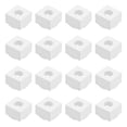 thumbnail image 1 of Uxcell 16Pcs Soporte de Tiza de Billar Almacenamiento de Tiza de Billar Soporte de Tiza Blanco, 1 of 5