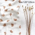 thumbnail image 2 of Manta de bebé para mantas de recepción de algodón, manta envolvente súper suave/toalla de baño/funda de lactancia/mantas de cama para niños y niñas como regalo de ducha, 2 of 5