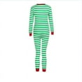 thumbnail image 2 of Ensemble Parent-Enfant Rayé Nouveau Pyjama Parent-Enfant Imprimé de Noël(2 Couleurs), 2 of 2