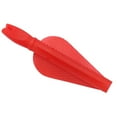 thumbnail image 3 of 24Pcs Archery Arrow Nock Feather Conjoined Fletching Plastic Hunting Target Vane 8Mm Arrow Shafts Accessories Red, 3 of 9