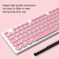 thumbnail image 4 of Establecimiento T-Wolf TF770 2.4G Teclado Inalámbrico Combo Combo Punk Ronda Ronda Capazos mudos de compatibilidad Amplia Rosa, 4 of 7