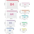 thumbnail image 2 of shiyou-24 Pack 8 Sizes Mesh Pouch, 9 Colors, Waterproof Zipper File Bags Document Multipurpose Travel Bags for Office, School, Board Game, Puzzles, Cosmetics, Travel Accessories, and Home Organize, 2 of 4