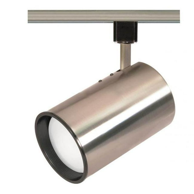 Nuvo Lighting TH308 75W 1-Light Medium Straight Cylinder R30-Track Lighting Head in Brushed Nickel