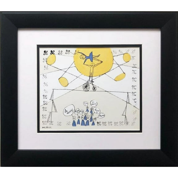 Andy Warhol "So Daring" CUSTOM FRAMED Pop Art Lithograph Generic