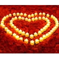 thumbnail image 1 of Set de decoración romántica Acejoz con pétalos de rosa y velas, 1 of 7