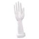 thumbnail image 2 of Exhibidor de mano de maniquí, regalos, anillo, resistente, organizador de joyas para práctica de manicura Derecha blanca, 2 of 9