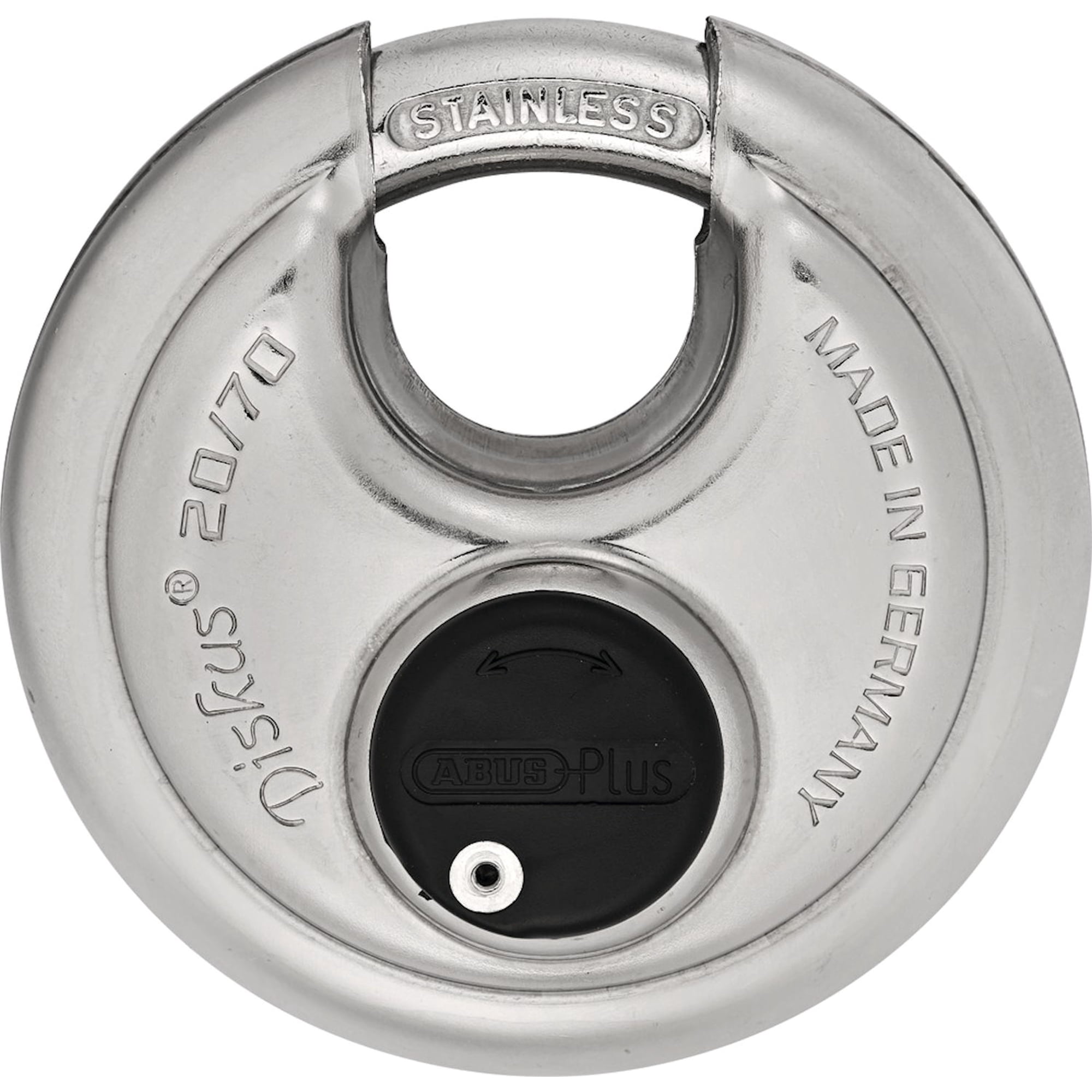 ABUS 20/70 Stainless Steel Diskus Keyed Different Padlock