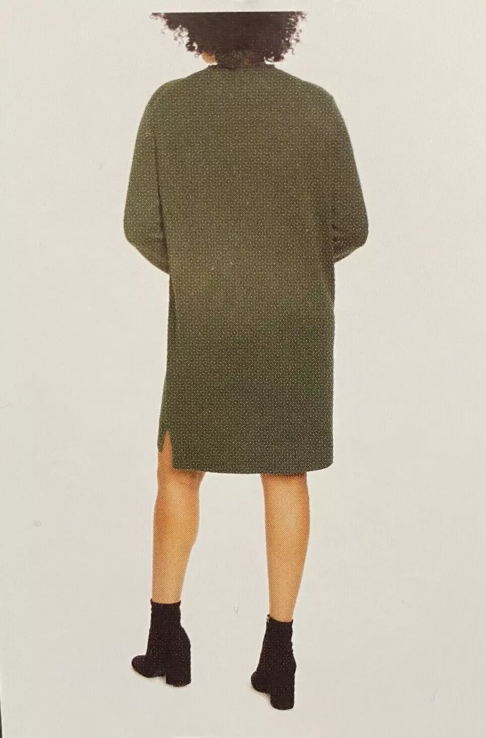 green sweater dress walmart FASESH Women's Round Neck Sweater Dress Solid Color Cable Knit Long Sleeve Pullover Short Fall Dresses Green L, Size: Large
