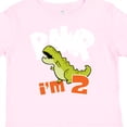 thumbnail image 4 of Inktastic Rawr I'm 2 Baby Tyranosaurus Rex Boys or Girls Toddler T-Shirt, 4 of 5