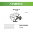 thumbnail image 6 of Xpanse 5902853 No.2 x 1.5 in. Square Screen Panel Fastener Kit, White - 12 Per Pack - Case of 12, 6 of 7