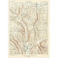 thumbnail image 2 of USGS 19x24 Black Ornate Wood Framed with Double Matting Museum Art Print Titled - Tully New York Quad - USGS 1900, 2 of 4