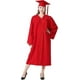 thumbnail image 3 of Toga de diploma universitario y birrete de graduación para adultos 2023 Disfraz de graduación de secundaria rojo M para hombres y mujeres, 3 of 5