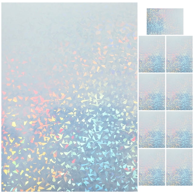 10 hojas de Papel de impresora, pegatina adhesiva para impresora, papel holográfico, decoración de papel fotográfico colorido