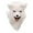 White, variant on Props Realistic Animal Full Head for Party Carnival Easter Gray