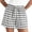 Grey, variant on Cute Shorts, Comdrip Women Boxer Shorts Gingham Casual Lounge Sleep Plaid Shorts Beach Bottoms 2026 Trendy Pajama Shorts Women Black L
