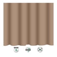 thumbnail image 2 of Cortina Home Creations de Baño Peva con 12 Ganchos de Plástico Café, 2 of 3
