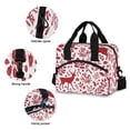 thumbnail image 5 of Lunch Bag Portable Crossbody Meal Bag Cooler Bag Insulated Lunch Bag Food Bag Handheld & Crossbody Design Red Christmas Deer, 5 of 6